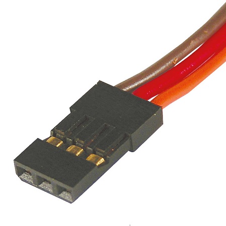 Spina servo (pin femmine) JR con cavo flat in PVC 30cm 3x0,32mmq 22AWG